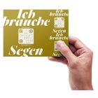 Sticker-Postkarte - Ich brauche Segen